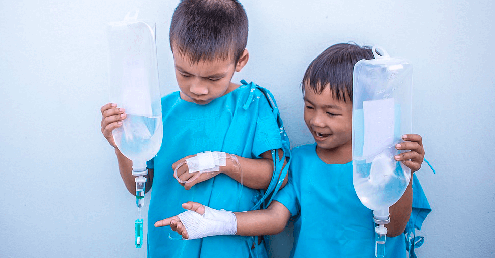 Children after surgery